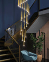 WOMO Cone Spiral Cascading Chandelier-WM2204 thumbnail