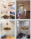 WOMO Tiered Gold Crystal Chandelier-WM2207 thumbnail