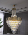 WOMO Tiered Gold Crystal Chandelier-WM2207 thumbnail