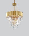 WOMO Tiered Gold Crystal Chandelier-WM2207 thumbnail