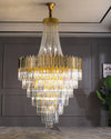 WOMO Tiered Gold Crystal Chandelier-WM2207 thumbnail