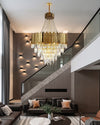 WOMO Tiered Gold Crystal Chandelier-WM2207 thumbnail