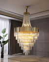 WOMO Tiered Gold Crystal Chandelier-WM2207 thumbnail
