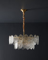 WOMO Tiered Textured Glass Chandelier-WM2208 thumbnail