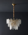 WOMO Tiered Textured Glass Chandelier-WM2208 thumbnail