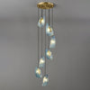 WOMO Peacock Blue Art Glass Pendant Light-WM2213a thumbnail