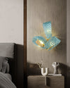 WOMO Peacock Art Glass Wall Sconce-WM6095 thumbnail