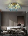 WOMO Peacock Blue Art Glass Chandelier-WM2213 thumbnail