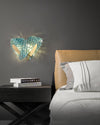 WOMO Peacock Art Glass Wall Sconce-WM6095 thumbnail