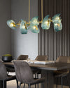 WOMO Peacock Blue Art Glass Chandelier-WM2213 thumbnail