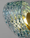 WOMO Peacock Blue Art Glass Chandelier-WM2213 thumbnail