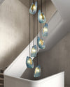 WOMO Peacock Blue Art Glass Pendant Light-WM2213a thumbnail