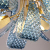 WOMO Peacock Blue Art Glass Chandelier-WM2213b thumbnail