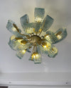WOMO Peacock Blue Art Glass Chandelier-WM2213b thumbnail