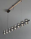 WOMO Glass Brass Linear Chandelier-WM2219B thumbnail