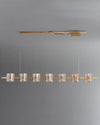 WOMO Glass Brass Linear Chandelier-WM2219B thumbnail