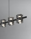 WOMO Glass Brass Linear Chandelier-WM2219B thumbnail