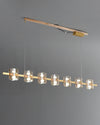 WOMO Glass Brass Linear Chandelier-WM2219B thumbnail