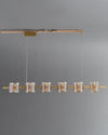 WOMO Glass Brass Linear Chandelier-WM2219B thumbnail