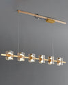WOMO Glass Brass Linear Chandelier-WM2219B thumbnail