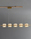 WOMO Glass Brass Linear Chandelier-WM2219B thumbnail