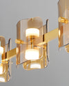 WOMO Glass Brass Linear Chandelier-WM2219B thumbnail
