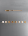 WOMO Glass Brass Linear Chandelier-WM2219B thumbnail