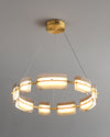 WOMO Modern Tiered Glass Chandelier-WM2220 thumbnail