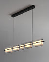 WOMO Amber/Smoked Glass Linear Chandelier-WM2221 thumbnail