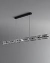WOMO Amber/Smoked Glass Linear Chandelier-WM2221 thumbnail