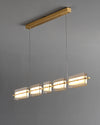 WOMO Amber/Smoked Glass Linear Chandelier-WM2221 thumbnail