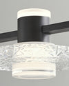 WOMO Black Linear Chandelier-WM2222 thumbnail