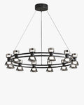 WOMO Modern Pillar Candle Round Chandelier-WM2224
