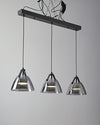 WOMO 3 Light Smoked Glass Pendant Light-WM2238 thumbnail