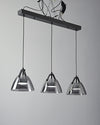 WOMO 3 Light Smoked Glass Pendant Light-WM2238 thumbnail