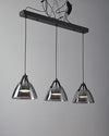 WOMO 3 Light Smoked Glass Pendant Light-WM2238 thumbnail