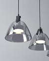 WOMO 3 Light Smoked Glass Pendant Light-WM2238 thumbnail