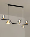 WOMO Linear Glass Globe Chandelier-WM2257 thumbnail