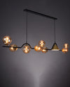 WOMO Linear Glass Globe Chandelier-WM2257 thumbnail