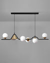 WOMO Linear Glass Globe Chandelier-WM2257 thumbnail