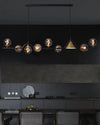 WOMO Linear Glass Globe Chandelier-WM2257 thumbnail