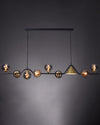 WOMO Linear Glass Globe Chandelier-WM2257 thumbnail