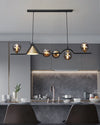 WOMO Linear Glass Globe Chandelier-WM2257 thumbnail