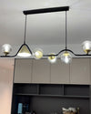 WOMO Linear Glass Globe Chandelier-WM2257 thumbnail