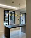 WOMO Linear Glass Globe Chandelier-WM2257 thumbnail
