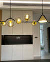 WOMO Linear Glass Globe Chandelier-WM2257 thumbnail
