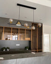 WOMO Linear Glass Globe Chandelier-WM2257 thumbnail