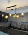 WOMO Linear Glass Globe Chandelier-WM2257 thumbnail