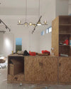 WOMO Linear Glass Globe Chandelier-WM2257 thumbnail