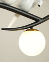 WOMO Branching Frosted Glass Bubble Chandelier-WM2258 thumbnail
